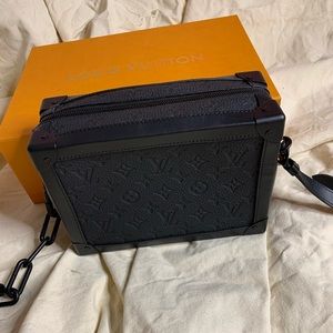 Louis Vuitton Black Monogram Soft Trunk Bag UNISEX